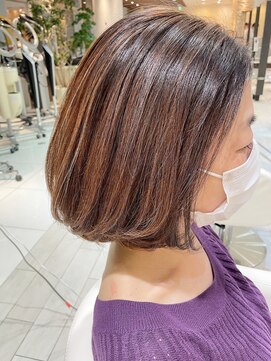 エアー 銀座(air) ★岡田有加★30代40代/白髪ぼかしハイライト