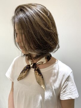 フォーク FOLK 【FOLK】小顔 厚めバング イメチェン アッシュベージュ♪