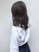 モルニ(MORNI)&nbsp;アッシュグレー_マロンベージュ Aラインボブ かきあげ
