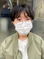 リビング 津田沼(LIVING)&nbsp;マッシュ/くびれヘア/ビタミンカラー/艶ボルドー[津田沼駅]