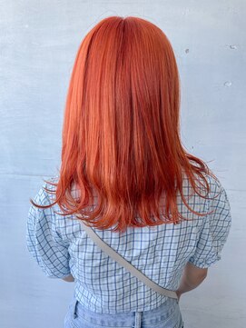 リノショアーズ ショウナン 辻堂店(RinoShores SHONAN) 10代20代★大人かわいいダブルカラーブリーチオレンジ系