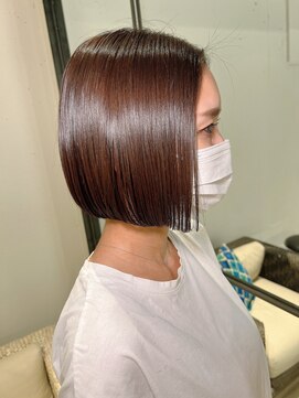 サルファ ヘアデザイン 名古屋 丸の内(S.ALPHA HAIR DESIGN) ぱつんとボブ