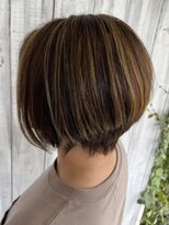 エスハートオブヘアー 植田店(ES Heart of HAIR)&nbsp;【ES 伊藤】 オータムスタイル No.54 前髪無し前下がりショート