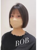 切りっぱなしボブ