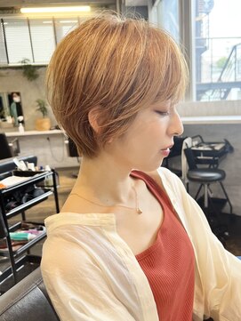 ロビー 表参道(ROBBY) ショートレイヤー／前髪あり／表参道／30代40代50代