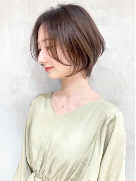 アルバム 渋谷パルコ(ALBUM) 愛されショート_チェリーブラウンフェミニンロング_ba330242