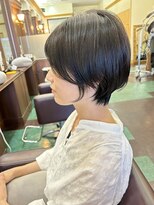 シャンプー ボーイ 宮崎柳丸店(SHAMPOO BOY) ダークグレージュ ショートボブ