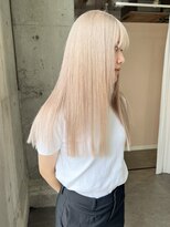 ラニヘアサロン(lani hair salon)&nbsp;ブロンド/ミルクティーカラー/ケアブリーチ/ハイトーン/ベージュ