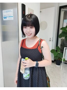 パープル(purple) ミニボブ