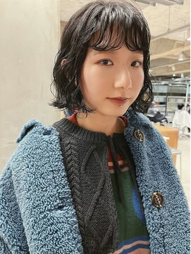 ドットプラス リム(Dot+LIM) （stylist高橋）ぱつっとボブパーマ