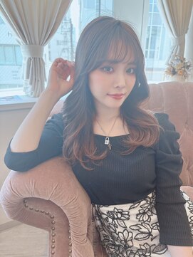 アストランティア 栄店(ASTRANTIA) 【女性専用・五つ星サロン】ASTRANTIA 栄　くびレイヤーベージュ