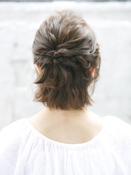 スラージュ 鶴見(soulage) ＼ボブ×ハーフアップ／愛されヘアセット