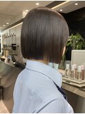 ミニウルフレイヤーカット顔周りカット前髪カットボブ/横浜