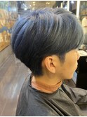 韓流カット×ブルーグレージュ