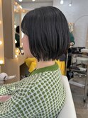【錦まりな】黒髪×軽やかレイヤーボブ