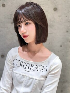 ロンドルピナス 小倉(Lond Lupinus) イメチェン外ハネボブ美髪ワイドバング/ショートボブ髪質改善