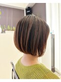 うなじ美人×ボブ