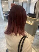 スティル ヘアアンドアイラッシュ(STILL hair&eyelash)&nbsp;【水山】韓国アイドル風ボルドーカラー