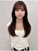 韓国レイヤー/ワインレッド/マロンベージュ/イメチェン/吉祥寺