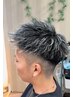 【男性限定”極”】カット＋栄養＋ブリーチメッシュ2回＋Aujua￥25600→￥23400
