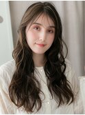 フェイスフレーミングミストバング大人巻きゆるふわロングY浦和