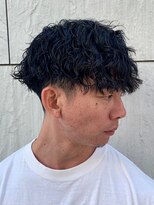 ジーニー 新百合ヶ丘(Genie)&nbsp;ダークアッシュニュアンスパーマ韓国マッシュベリーショート