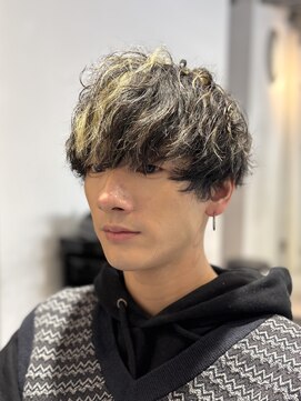 ノエル 池袋店(noel) マッシュ/ハイライト/刈り上げ/ニュアンスパーマ/スパイラル