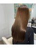 【上品なツヤ感カラー】ケアカラー＋似合わせカット￥13000