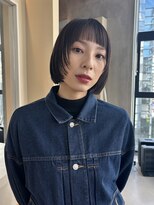 ネロ ヘアサロン ネイビー 渋谷(NERO HAIRSALON NAVY)&nbsp;【笠井至音】ボブ　顔周りレイヤー