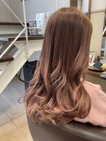 コアフィールフィス(COIFFURE fils)&nbsp;オレンジベージュ 推しカラー 髪質改善トリートメント