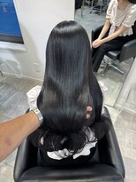 ルル(Lulu)&nbsp;梅田/ブラウン/ベージュ/レイヤー/前髪カット/縮毛矯正/髪質改善