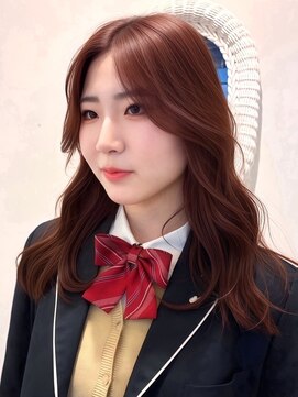 ロティー(loty) レイヤー ブリーチなしダブルカラー カシスレッド 透明感カラー