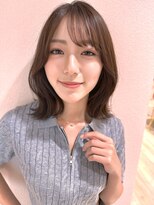 サンド クリア 横浜本店(sand clear)&nbsp;ミディアムヘア/透明感カラー/髪質改善/大人可愛い/横浜駅