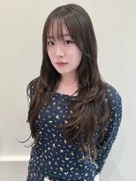 フォルテステラ(FORTE STELLA)&nbsp;顔型別ヘアスタイル特集/レイヤーカット/オリーブベージュ