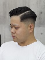 バーバー ショップ ネオ(BARBER SHOP NEO)&nbsp;サイドパート×ミドルフェード［宇都宮/バーバー/メンズカット]