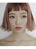 [siika]ブツ切りbob×パールピンク