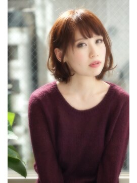 エス 西梅田(es) 王道ノーブル系で大人かわいい耳かけボブ_簡単スタイリング