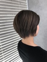 ヘアサロンM 新宿&nbsp;ショートグラ×ナチュラルグレー