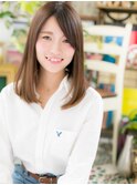 *bliss戸田公園*斜めバング×ナチュラルエアリーストレートa