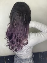 オースト ヘアー ステラ 新宿店(Aust hair Stella)&nbsp;グラデーションカラー×ミスティックパープル　新宿/美容室/Aust