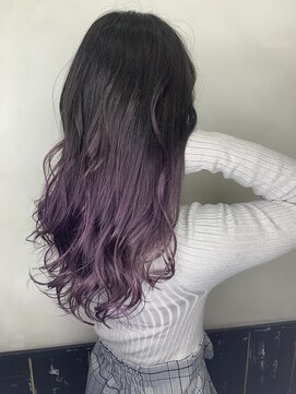 オースト ヘアー ステラ 新宿店(Aust hair Stella) グラデーションカラー×ミスティックパープル　新宿/美容室/Aust