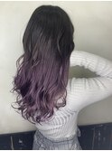 グラデーションカラー×ミスティックパープル 新宿/美容室/Aust