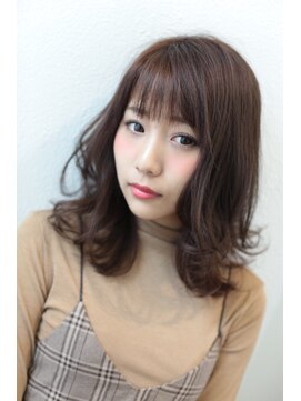 ヘアー アンド ビューティー ザ エフ 西尾店(Hair Beauty the F) 【the F 】大人かわいい外巻きミックス