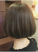ショートボブ☆グレージュブラウン