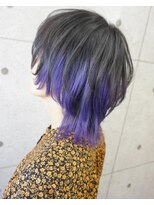 ヘアテリア リュウ 大塚(hair teria ryu) ウルフマッシュ×インナーカラーラベンダー