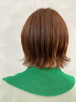 エンドリンク(endlink) ぱつっとボブでオレンジカラー