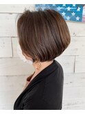20代・30代・40代◎小顔カット！！丸みショートボブ
