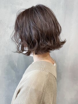 アイティー バイ アルバム 浦和店(IT by ALBUM) スクエアボブ_くびれヘアビタミンカラーメルティカラー_ba332491