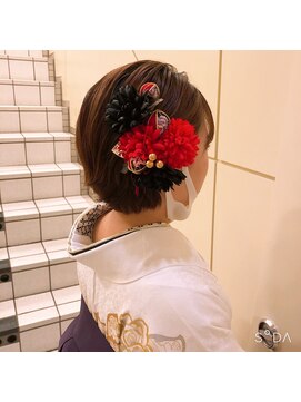 ヘアメイク ジェイエム ショートヘアアレンジ