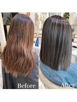 アッシュ 大宮店(Ash)&nbsp;赤味が強い方でも綺麗なバレイヤージュ